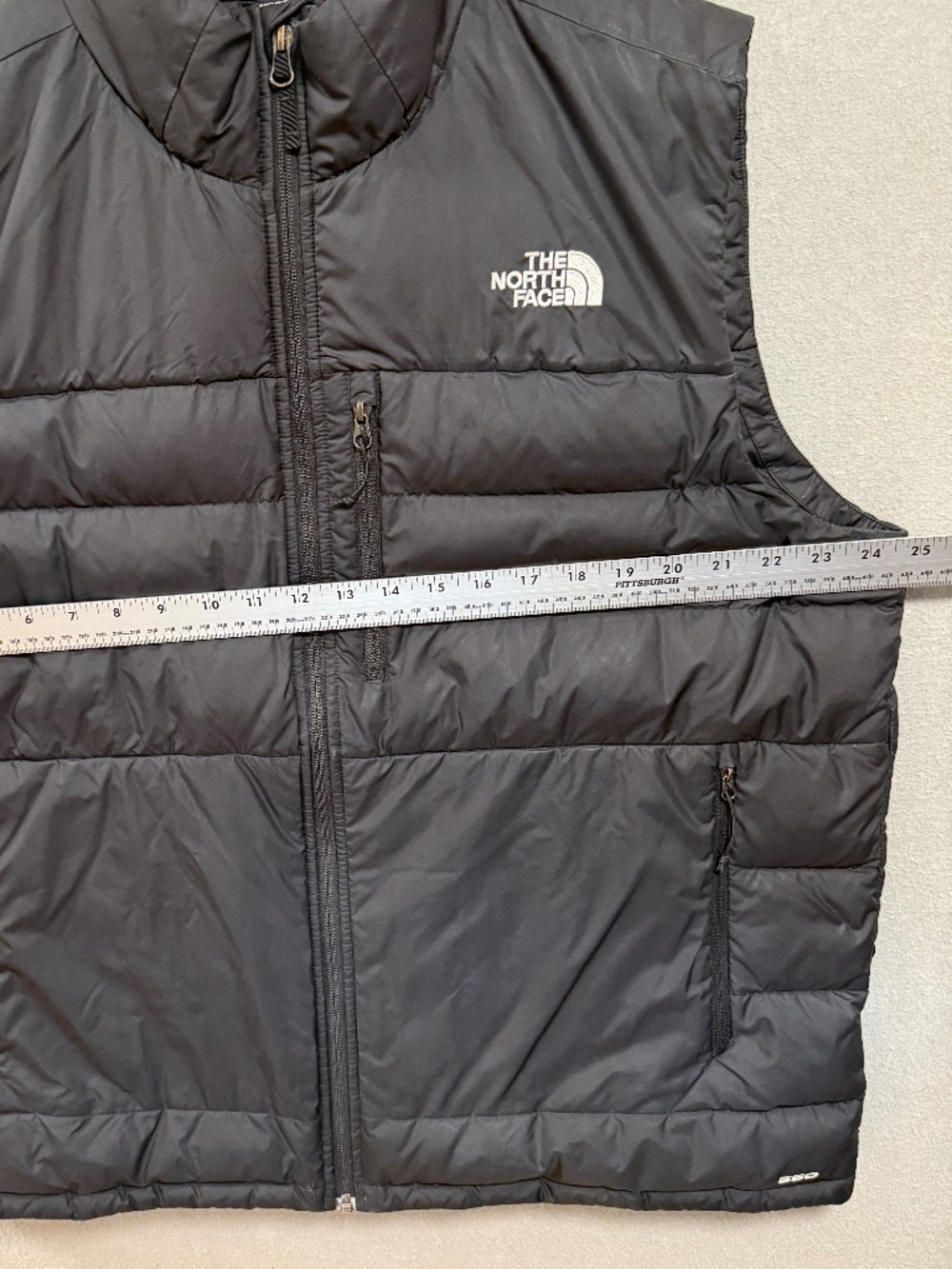 The North Face Black Gorpcore Outdoors Zip Puffy Insulated Puffer Vest  Men XL - Picture 4 of 7